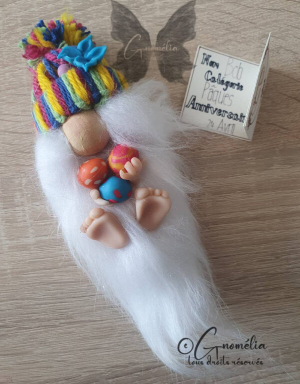 Bob Pâques Gnome Oeuf Gnomélia 3 v2 Bob