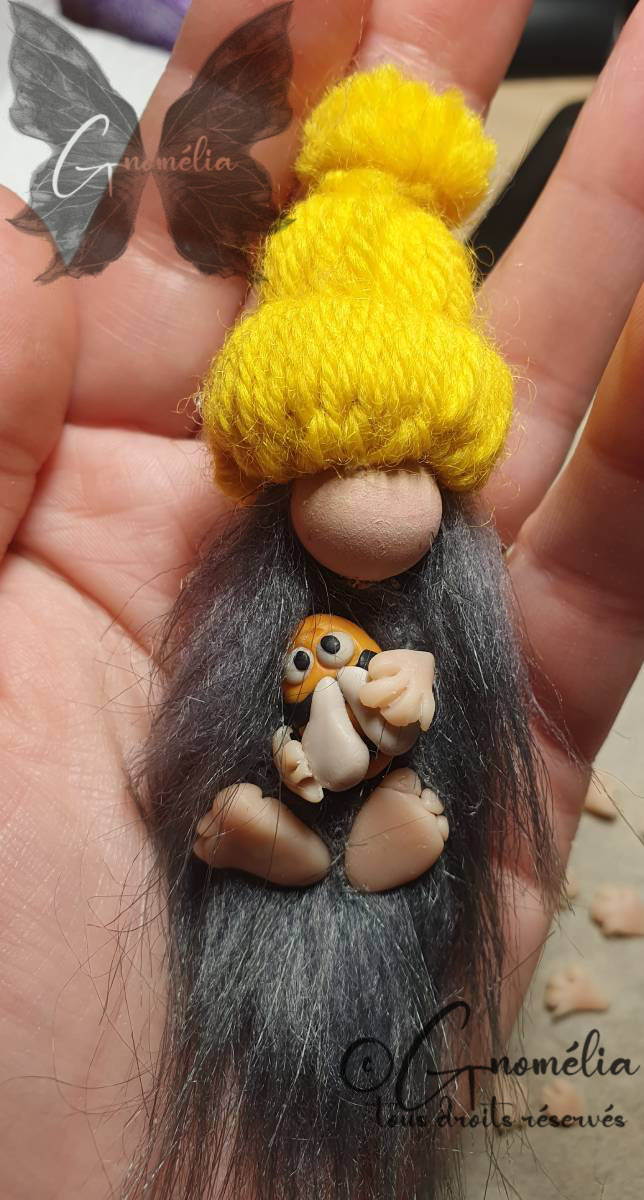 Buzz Gnome Abeille Compagnon Mielito 1 Gnomélia v2 Buzz