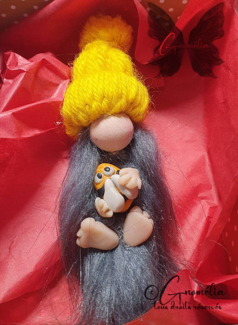 Buzz Gnome Abeille Compagnon Mielito 2 Gnomélia v2 Buzz