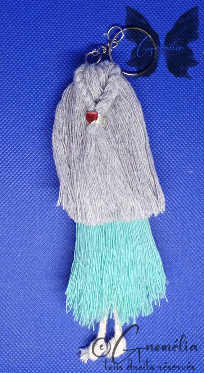 Sofia Fille Coeur Porteclé 3 Gnomélia v2 Sofia