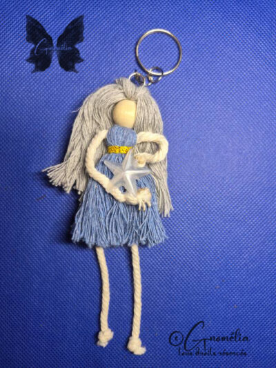 Adara Fée Porteclés Etoile 2 Gnomélia v2 Adara