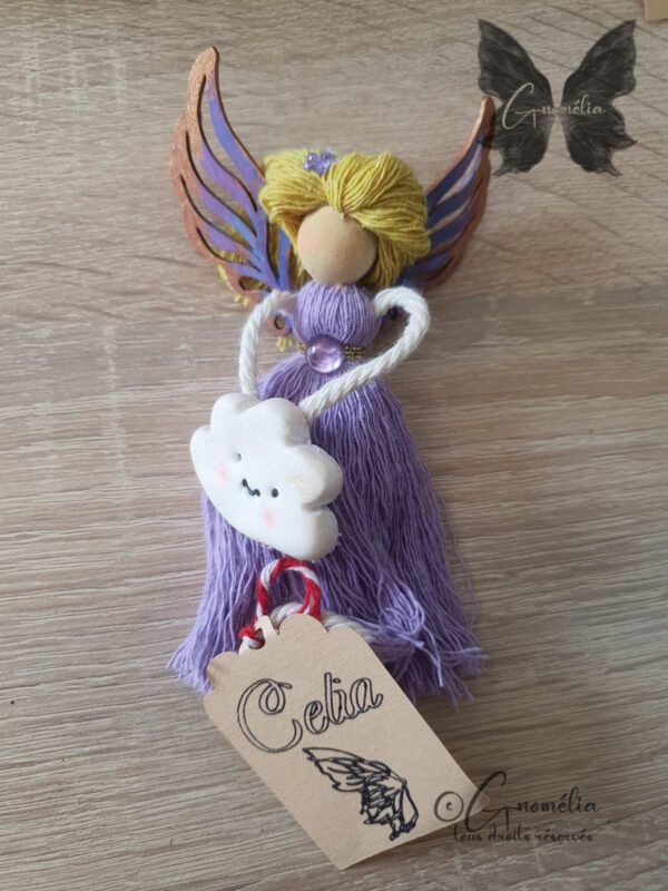 Célia Fée Ciel Nuage Violet 1 Gnomélia v2 Célia