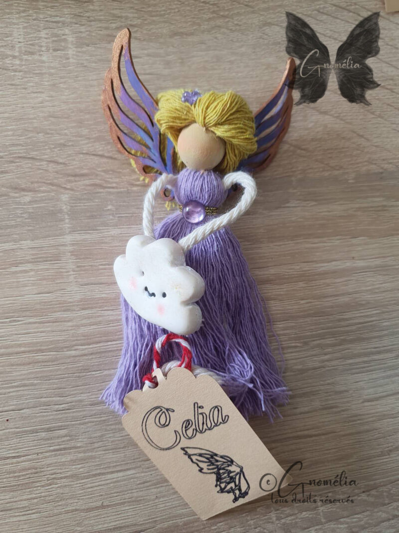 Célia Fée Ciel Nuage Violet 1 Gnomélia v2 Célia
