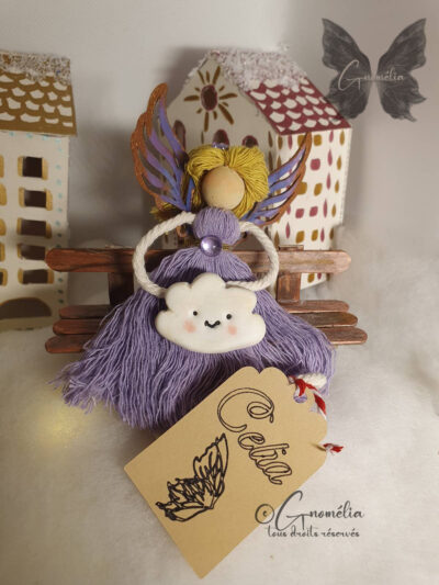 Célia Fée Ciel Nuage Violet 2 Gnomélia v2 Célia