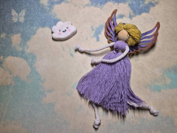 Célia Fée Ciel Nuage Violet 6 Gnomélia v2 Célia