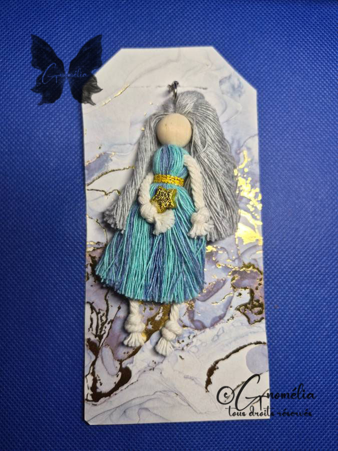 Sélène Fée Porteclés Coeur 1 Gnomélia v2 Sélène