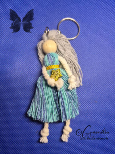 Sélène Fée Porteclés Coeur 2 Gnomélia v2 Sélène