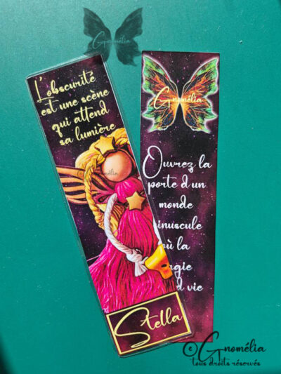 Stella Marque Page Fée 2 Gnomélia v2 Marque Page Stella