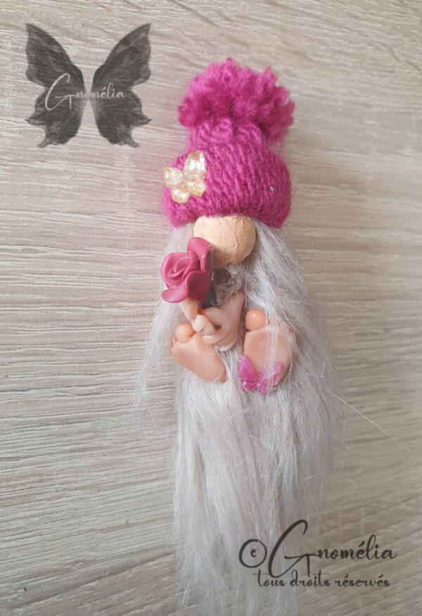 Rosas Mini's Gnome Roses Papillons Gnomélia Fiche produit