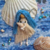 Nacréa Petite Fille Porte-clés Coquillage Océan Nation des Océans 1 Gnomélia v2 Nacréa
