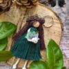 Sylvana Petite Fille Fée Feuilles Gardienne des Bois Gnomélia