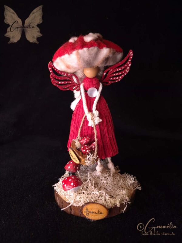 Fée Aminata Champignon Gardien des bois Gnomélia