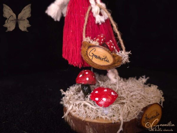 Fée Aminata Champignon Gardien des bois Gnomélia