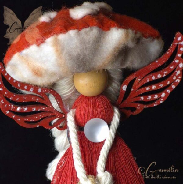 Fée Aminata Champignon Gardien des bois Gnomélia