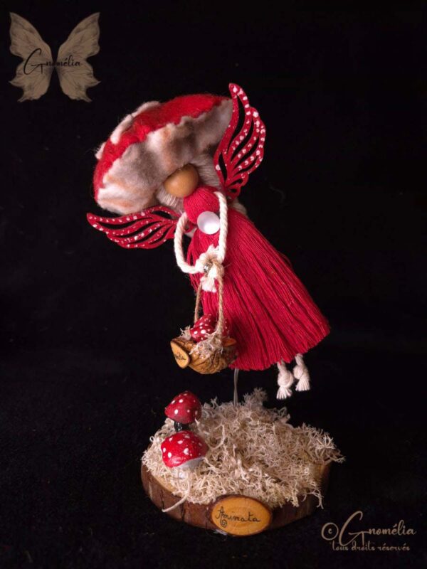Fée Aminata Champignon Gardien des bois Gnomélia
