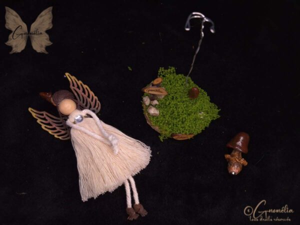 Fée Stérée Champignon Gardien des Bois Gnomélia