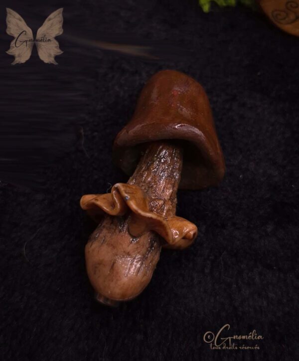 Fée Stérée Champignon Gardien des Bois Gnomélia