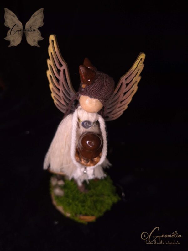 Fée Stérée Champignon Gardien des Bois Gnomélia