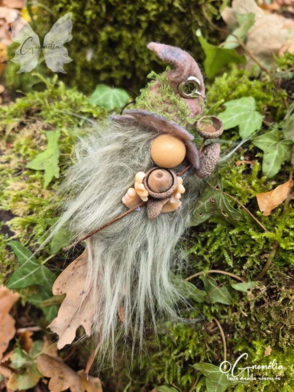 Gnome Glandin Minis Gnome Les Gardiens des Bois Gnomélia