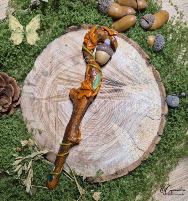 Sceptre Derval Gnome Conseil des Anciens Les Gardiens des Bois Gnomélia